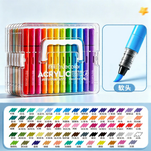 TrueColor | Children Soft Tip Art Markers Non-bleed Layerable Color Pencils