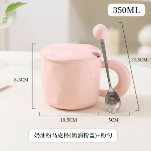 High Aesthetic Value Ceramic Mugs for Office Coffee Drinking Womens Style Breakfast Tea Cups Couples Water Cups Vellox