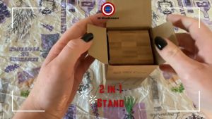 Premium Bamboo & Wood Charging Stand for Phone & Smare Watch – Elegant & Durable Dock Holder