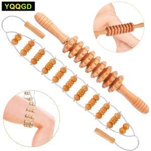 ไม้เครื่องมือนวดป้องกันเซลลูไลท์นวดมือถือ Roller Lymphatic Drainage เครื่องมือนวดสําหรับ Full Body กล้ามเนื้อ