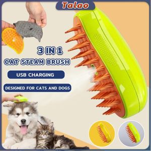 Cat Steam Brush Pet Spray Massage Comb Hair Removal Brushes for Dog Cat Hair Brush Pet Grooming