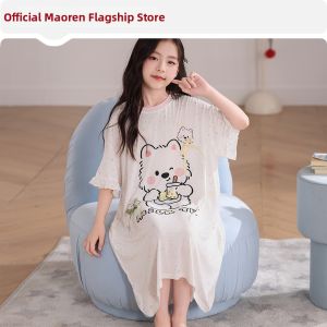 MiiOW | Cool Light Ice Silk Girls Sleepwear 2026 New Style