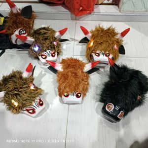 Banteng mainan anak Bulu+Lampu