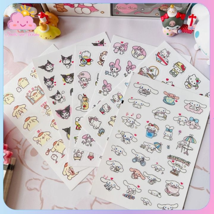 Cute Stickers My Melody Kuromi Cinnamoroll Hello Kitty Pochacco Super Cute Stickers My Melody Kuromi Cinnamoroll Hello Kitty Pochacco Super