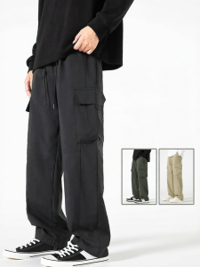Warrior | Men Utility Pants Loose Straight Leg Trousers