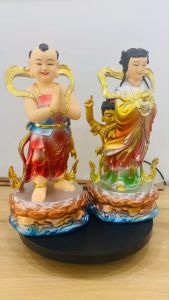 Tượng Tiên Đồng Ngọc Nữ size 30cm chất liệu Composite sơn tĩnh điện hàng cao cấp nhập khẩu Đài Loan