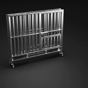 Stainless Steel Foldable Dog Crate: Sturdy, Durable & Easy to Clean
