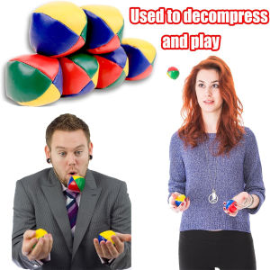 1/3/6Pcs Juggling Balls for Beginners Soft Juggle Ball Kit Easy-to-Handle Mini Juggling Balls Perfect for Fun and Stress Relief