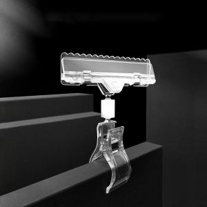 Digeo Transparent Plastic Shelf Clamp: Your Ultimate Solution for Merchandise Sign Price Labels