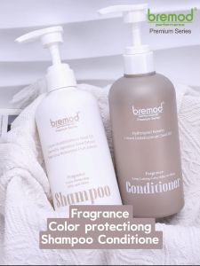 Bremod Performance Color Protecting Hair Shampoo Conditioner  Linum Usitatissimum Seed Oil Camellia Japonica Seed  Silky and Shiny