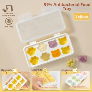 Easy Your Home | Baby Food Freezer Storage Tray With Lid