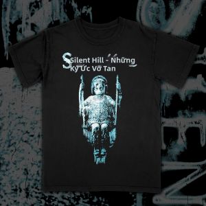 Nam Silent Hill Shattered Memories Áo Thun In Họa Tiết Trò Chơi Kinh Dị Icebound Girl In Hình Thường Ngày Quá Khổ Dạo Phố Áo Thun Tay Ngắn