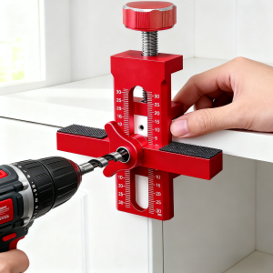 เครื่องมือติดตั้งประตูตู้งานไม้พร้อมตัวกำหนดตำแหน่งที่ปรับได้ เครื่องมือกำหนดตำแหน่งประตูตู้ ติดตั้งประตูตู้ได้อย่างรวดเร็ว