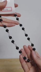 Gaya keren Spider Choker Necklace / Gaya gelap Kalung Choker Laba Pearl Chain Kalung Manik Mutiara Kalung Rantai Hip Hop Kalung Liontin Style Korea Kelas atas Chain Necklace Kalung Silver Titanium Aesthetic Kalung Pria Kalung Wanita Desain Khusus