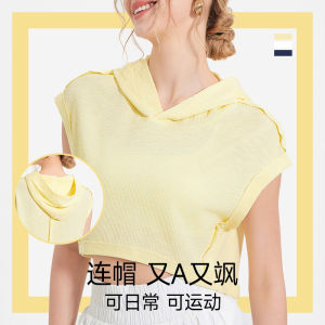 เสื้อยืดโยคะแบบบาง ทรงหลวม ระบายอากาศได้ดี สำหรับผู้หญิง ชุดออกกำลังกาย ชุดเต้นรำ แฟชั่นฤดูร้อน 2024 คอตตอนผสมโพลีเอสเตอร์