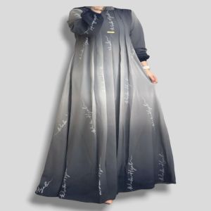 GAMIS/BAJU Muslim Anak Usia 1-8 Tahun Bahan Gradasi Motif BabyDoll