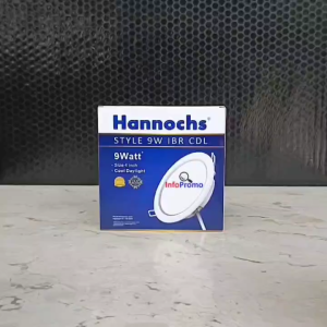 Lampu LED Plafon downlight Hannochs STYLE 9 Watt IBR CDL Cahaya Putih SNI Original