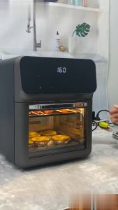 multi function cooker Air fryer 10L LED touch screen visual window oil-free electric home french fry machine multifunctional fryer空气炸锅