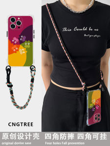 Transparent Silicone Phone Case with Cute Seal Design Crossbody Full Cover Protection for  Huawei Honor Xiaomi 13 Magic5 pro Mate40