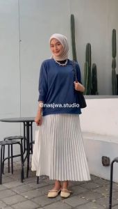 (COD) Rok Plisket Mayung Wanita Premium Korean style PART 3 Terbaru dan Termurah