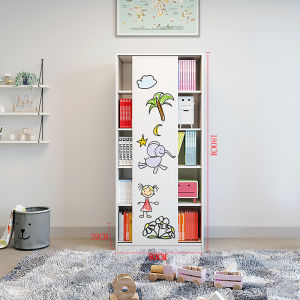 KEBIXIONG | Real Wood Childrens Bookshelf Multi-layer