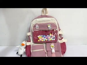 WYK97 Tas Ransel Wanita Pria Bubble Sekolah Kuliah Backpack School Impor TKM