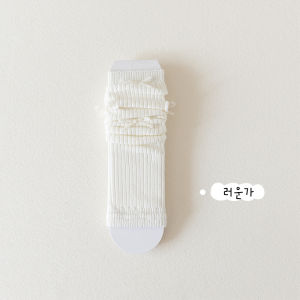 ถุงเท้าเด็กผ้าฝ้ายถักยาวถุงเท้าเด็กผู้หญิงสไตล์บัลเล่ต์ฤดูใบไม้ผลิและฤดูใบไม้ร่วงสไตล์เกาหลีแฟชั่นสำหรับเด็กผู้หญิงถุงเท้าข้อเท้าสั้น