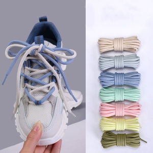Fashion Round Shoelaces Polyester Solid Laces for Sport Shoes Boots Classic Sneaker Shoestrings 20 Colors Shoe Accessories 1Pair