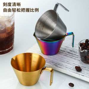304 Stainless Steel 100ml Espresso Measuring Cup Multiple Colors With Scale
