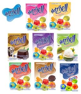 nutrijell 1pack semua rasa campur 12pcs