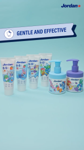🔥LIMITED OFFER🔥JORDAN Toothpaste Baby Kids Step 1 & 2 (0 - 5 Years / 6 - 12 Years) 1pcs / 75g