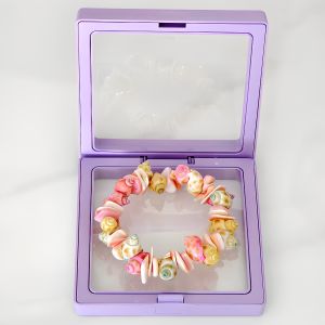 Princess Themed Hair Accessory Gift Box Childrens Birthday Present Girls Toy for Ages 6-10 Creative Home Decor Coral Shell