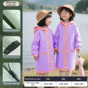 RAINCATO | Áo Mưa Cho Học Sinh Trẻ Em Toàn Thân Chống Nước Có Khe Đựng Ba Lô