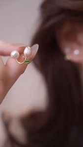 Nurm Korean Vintage Tulip Earrings Jewelry Accessories Women 925 silver