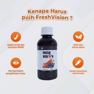 Fresh Vision Madu Herbal Untuk Kesehatan Mata Terdaftar BPOM