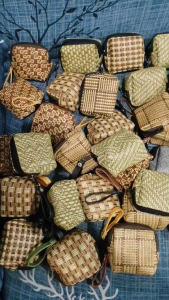 Native wallet/pouch Franchescas Collection Eco friendly with handle