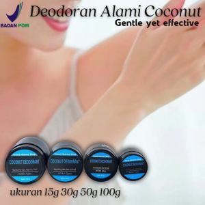Coconut Deodorant Natural Deodoran Cream Alami Colek Meembantu Menghilangkan Bau Badan - Ketiak
