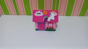 Celengan Kotak Tabungan Anak Karakter Dari Kain Flanel