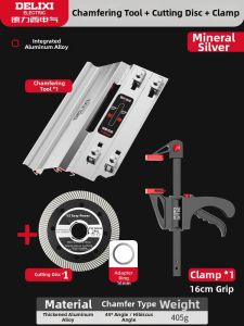 DELIXI | High Precision Tile 45 Degree Cutting Beveling Machine