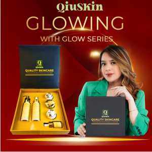 QiuSkin Bundling Paket 6 pcs Skincare Pemutih kulit wajah Dan Penghilang flek hitam Bpom