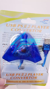 Converter Joystick PS2/PS3 to Usb PC (2 Player)