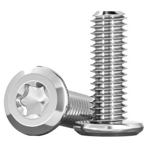 TIANZHUOJINSHU | Anti-theft Stainless Steel Round Head Slanted Hexagonal Screws