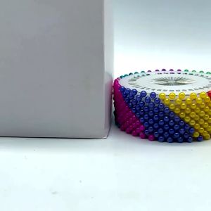 Jarum Pentul Bulat 40 Pcs: Aksesoris Hijab Warna Warni