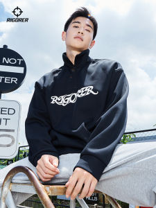 Rigorer | Áo Hoodie Dày Tay Dài Phong Cách Mỹ