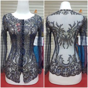 atasan kebaya pesta kebaya wisuda kebaya lilac + longtorso