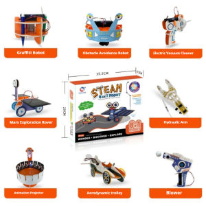 Kids Science Experiment Kit Educational Early Education Primary School Students DIY Handmade Mini Invention Assembly Toy