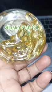 100 Alaska Fish Oil Soft gels Alaska Dog Cat Dogs Cats Premium Deep Sea Salmon Fish Oil