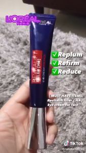LOreal Paris Revitalift Filler HA Eye Cream 30MLRevitalift Hyaluronic AcidAnti-Wrinkle Skin Moisturizer