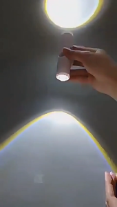 Intelligent Human Body Sensor Cat Eye Wall Lamp Night Lights - for Garden Pathway Stairs Nursery Ambient Lighting Decoration Christmas