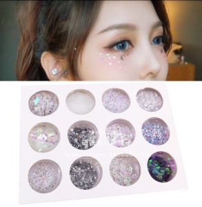 Lolita Sequin Nail Art Pearl Diamond Shell Set 12 Boxes Soft Cute Internet Famous Eye Makeup Stickers Shiny Fragrance Tools